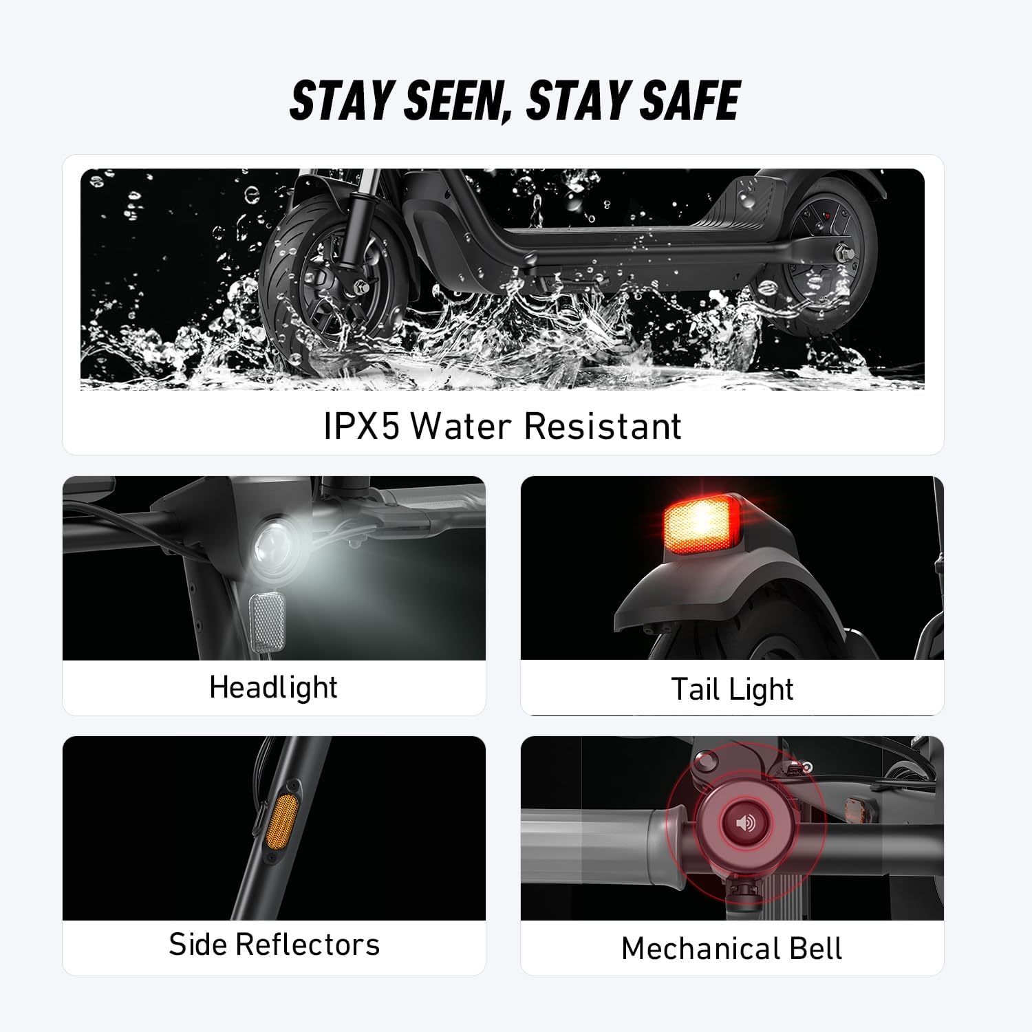 NIU Electric Scooter for Adult - KQi 100 200 Series E Scooter w/Suspension, 600-700W Peak Power, 18-33 Max Miles, Top 17.4-20 MPH, Portable Commuting Escooter, Folding Handlebars(Only K100F & K200F)