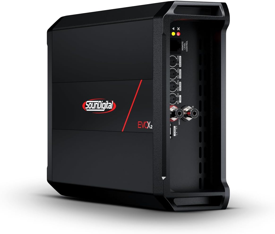 Soundigital EVOX2 5000.1 5000 Watt RMS 2 Ohm Amplifier (Renewed)