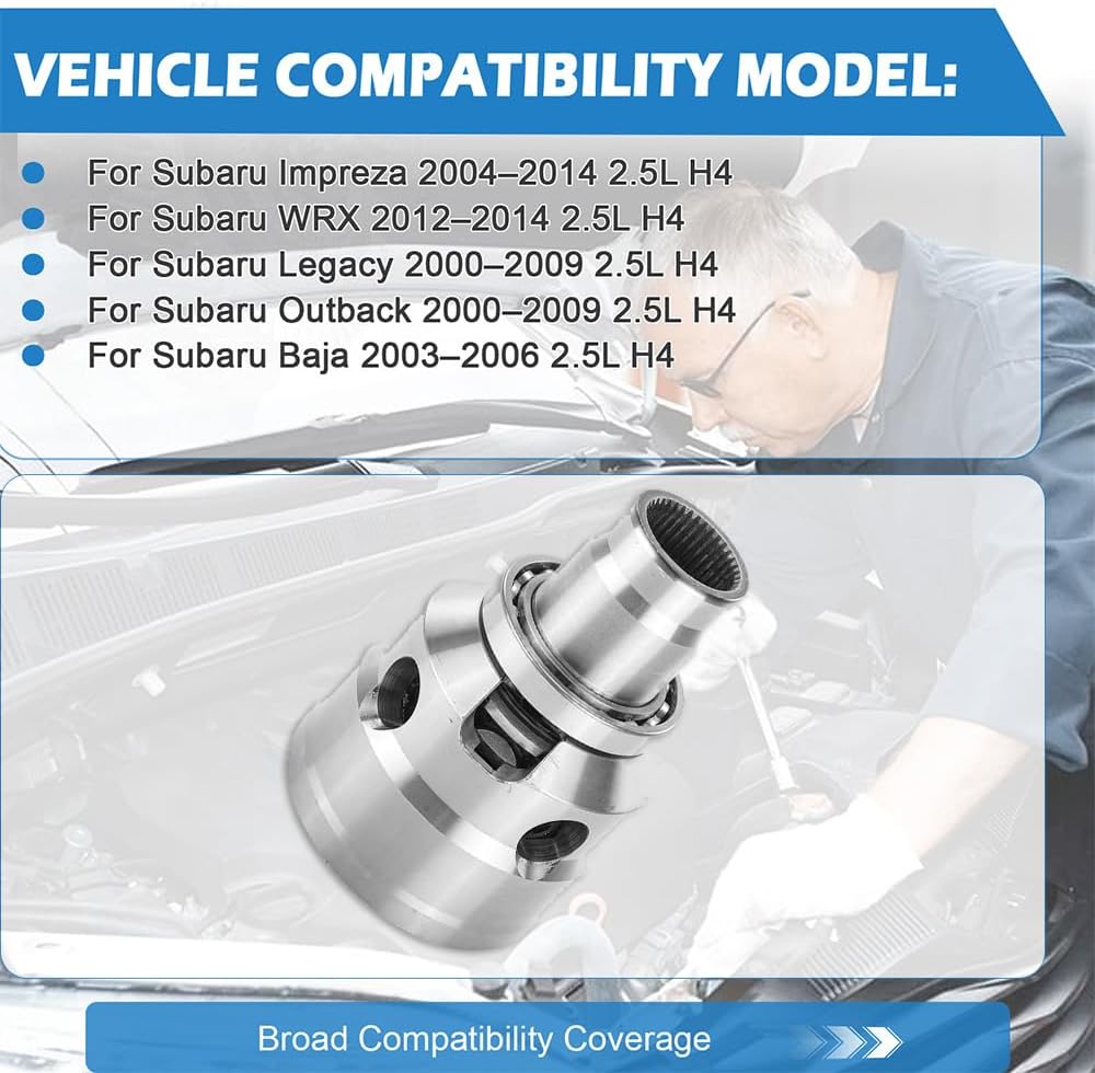 Center Differential Viscous Coupling 38913AA100 for Subaru Impreza WRX Legacy Outback 2000-2014 2.5L H4 AWD Replaces 38913AA102 38913AA100 38913AA101