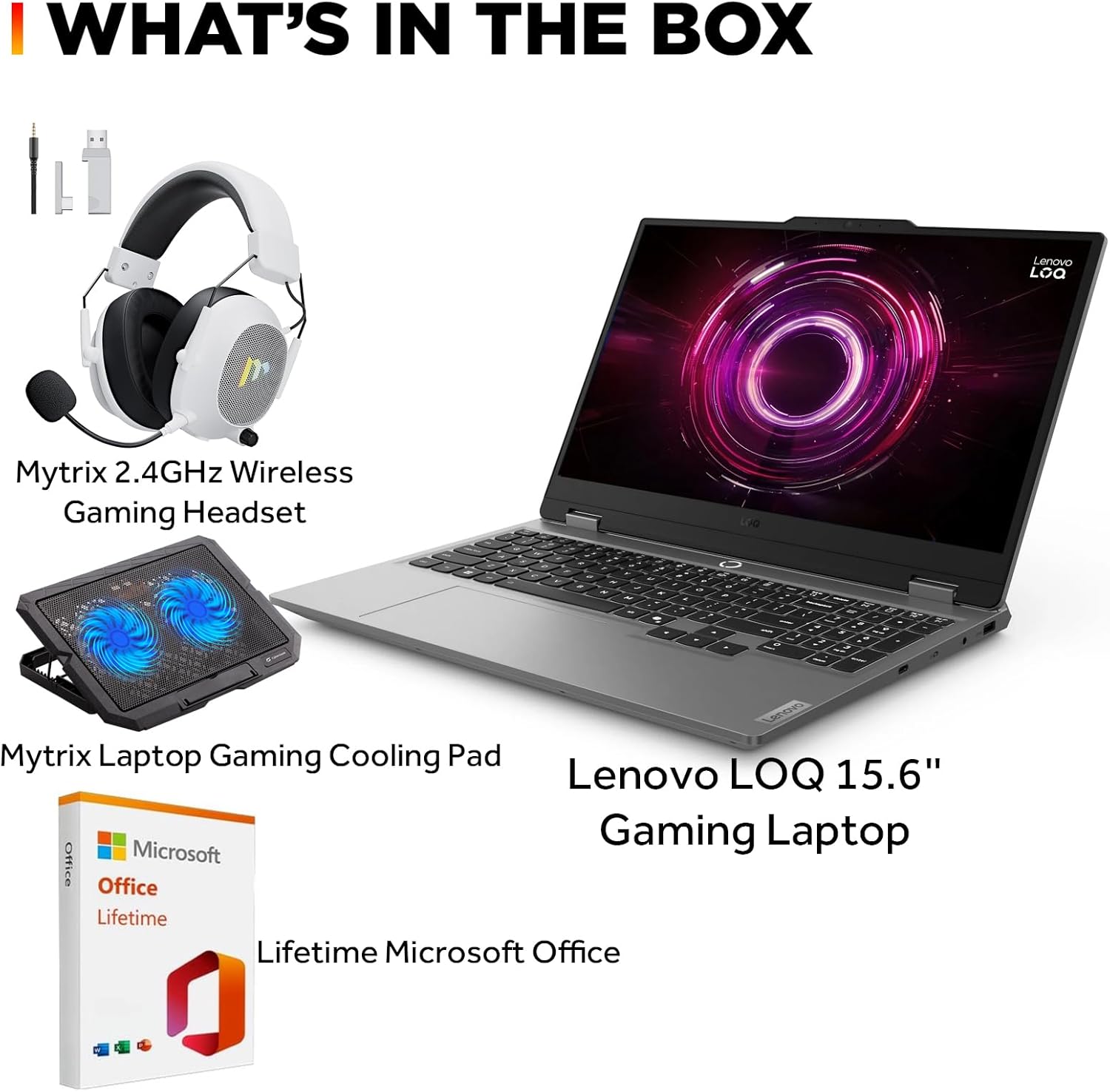 Lenovo LOQ Gaming Laptop, 15.6