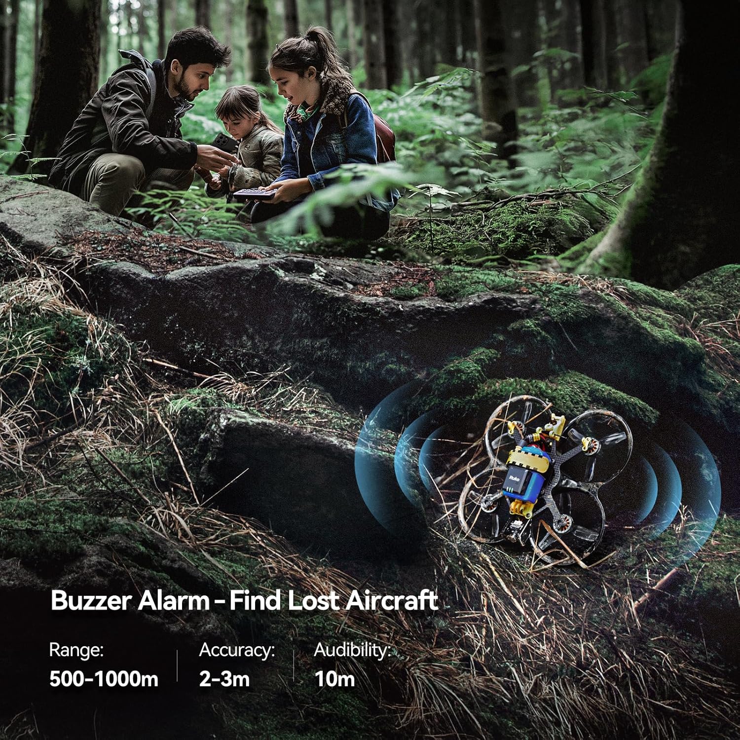 Ruko U11MINI 4K, Under 249g Pocket Drone with Camera for Adults 8K Photo 4K/30fps Video and Ruko R111S RC Aircraft GPS Tracker/Finder with Beeper