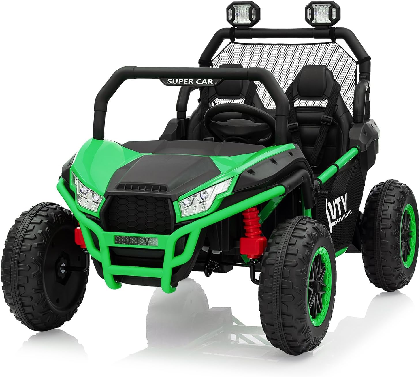 Remote-Control 24v Kids' Off-Road Vehicle | 2-Person Electric UTV for Ages 3-8, Parent Supervised