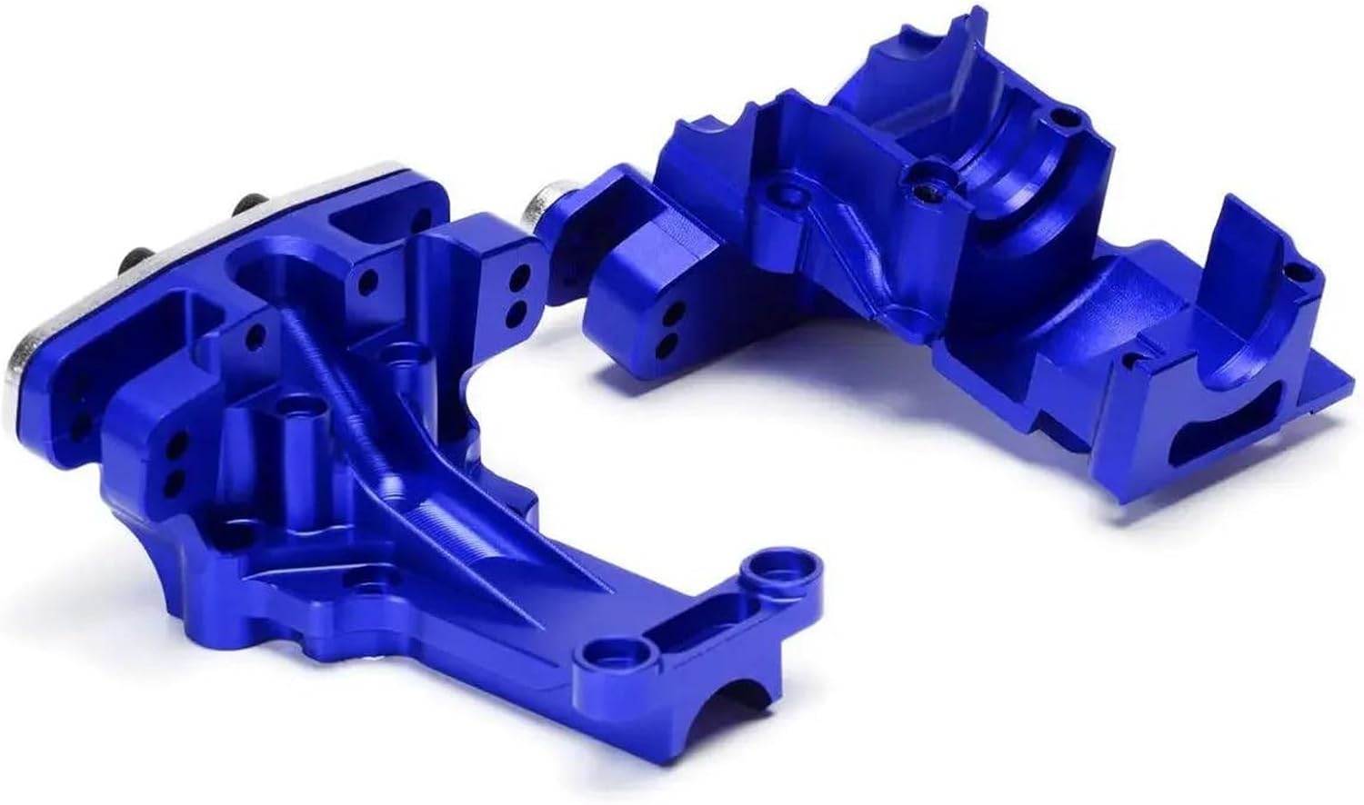 Rc Car Parts for Traxxas 1/5 for X-Maxx 1/6 for XRT 8S 7726 7720 7727X Metal Bulkhead Front Rear Upper Differential Cover Replacement RC Car Parts(Blue,Set)