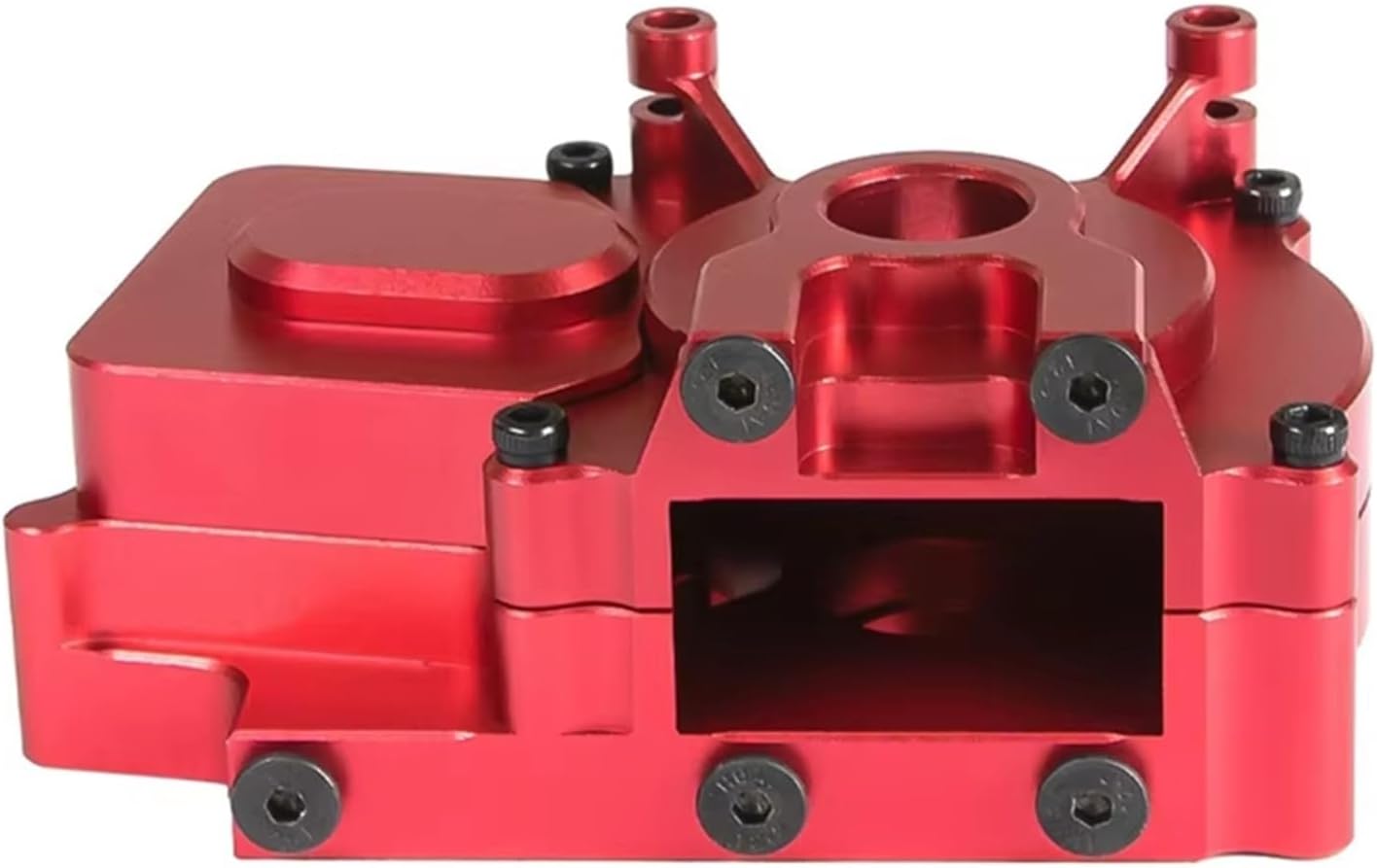 Compatible with ARRMA 6S for Kraton for Outcast Bigrock for Mojave Fireteam RC Car Upgrade Accessories Medium Wave Chamber RC Car Parts(Red)