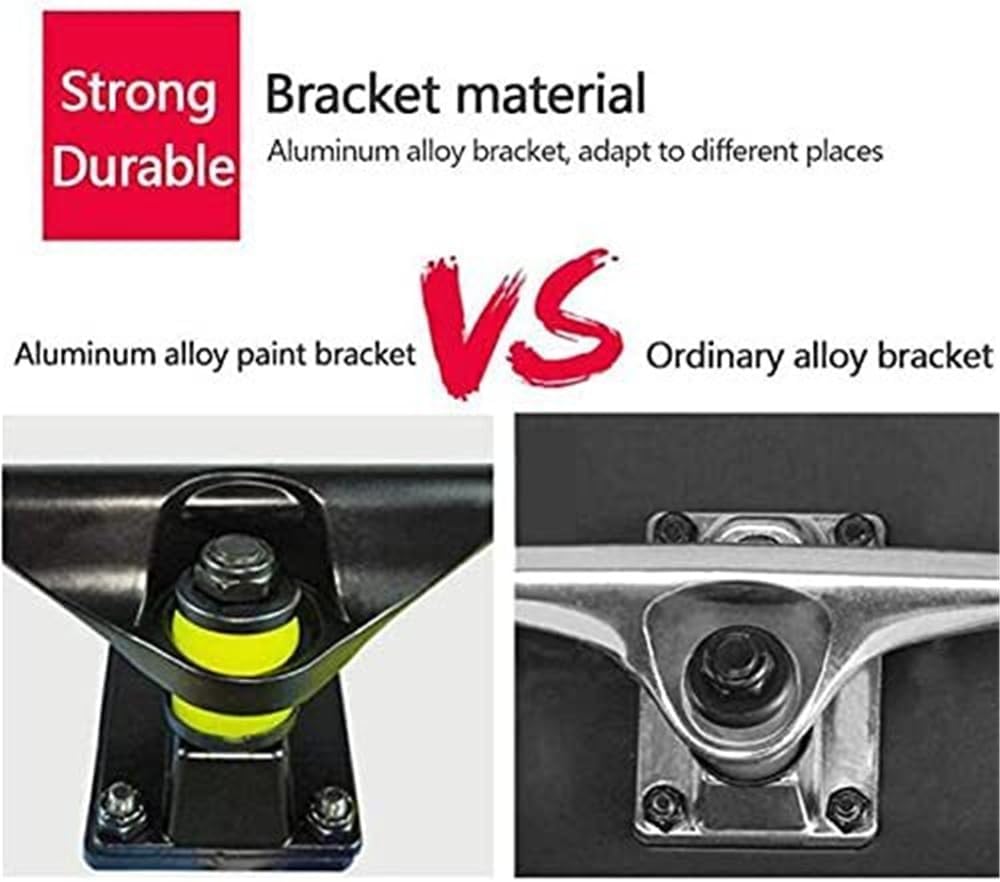 Four-Wheel Skateboard, Four-Wheel Double Kick Maple Board, 31-inch All-Purpose