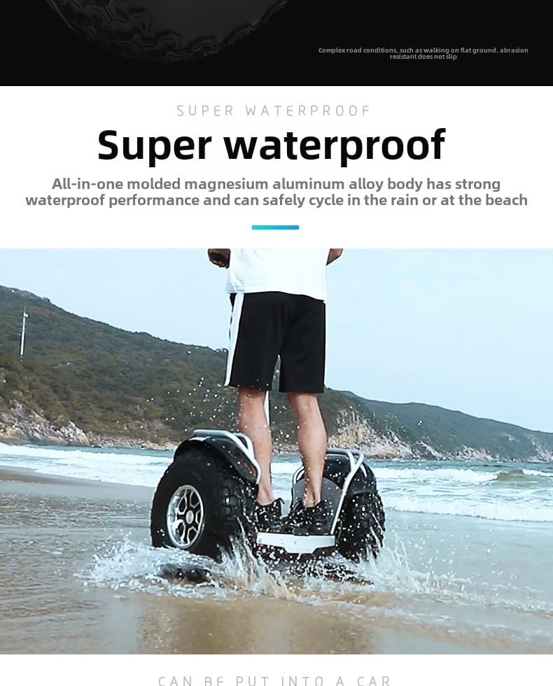 Smart Self-Balancing Electric Scooter Powerful Dual Motor 1500W*2,Self Balancing Scooter For Adults 67.2V/15.6Ah Personal Electric Vehicle 20 inch Offroad Hoverboard 50Mile 12.5MPH Top Speed