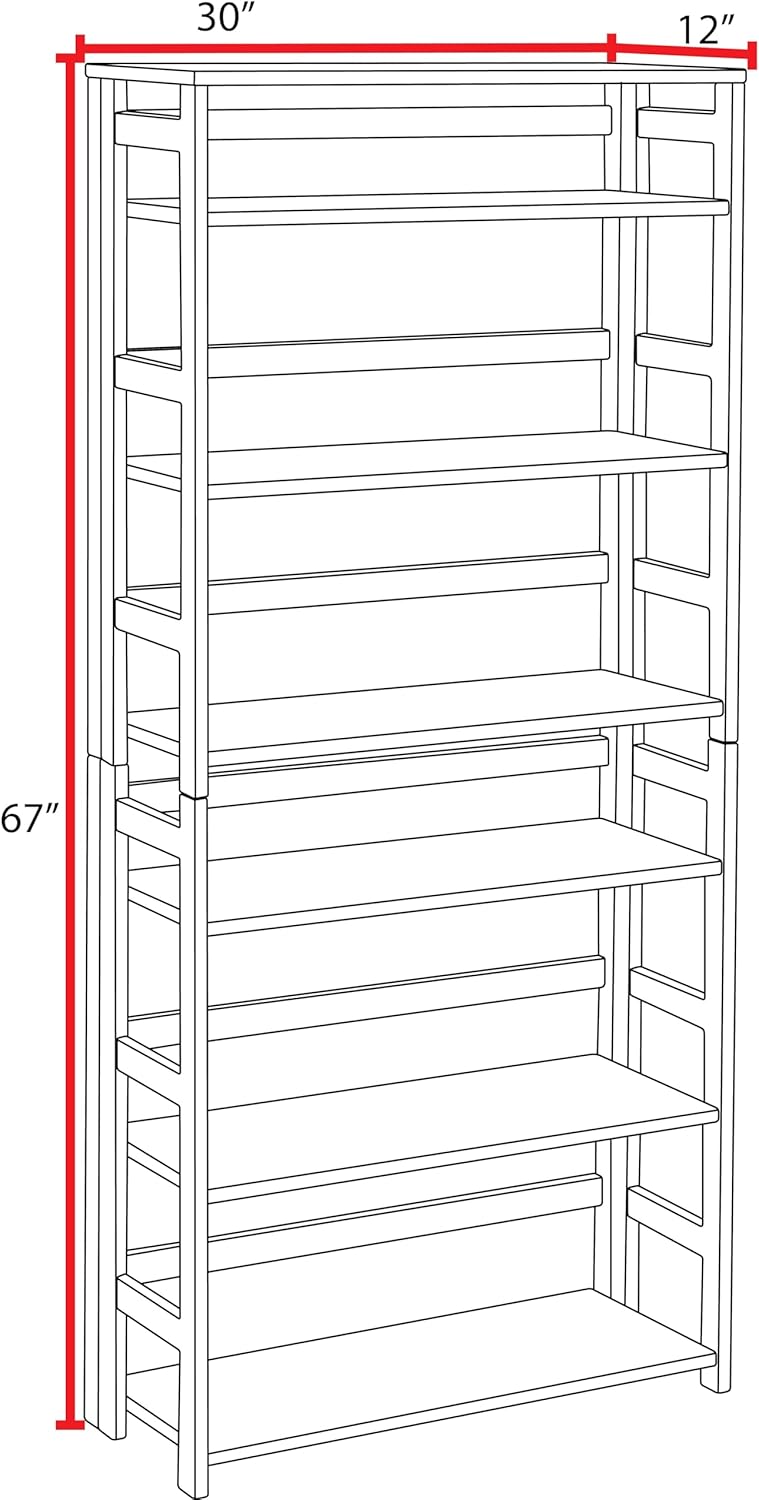Regency Flip Flop Folding Bookcase, 67