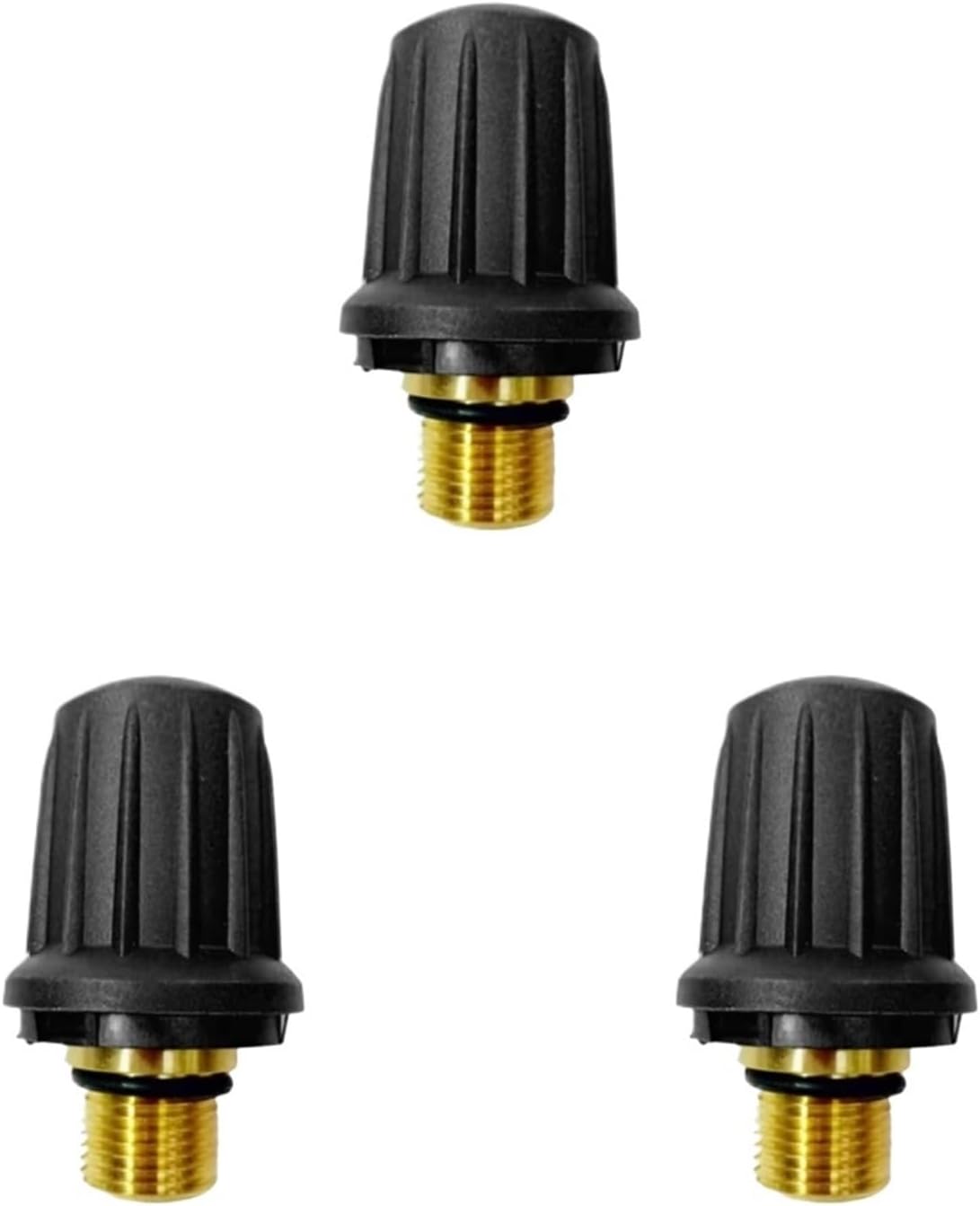 Steam Brass Relief Valve Tank Cover, Compatible For Karcher SC1 SC2 CTK10 SC2D, Vacuum Cleaner Valve Boiler Cover(3pcs)