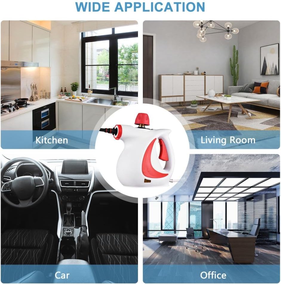 Laytic Cleaner,Delilah Natural Cleaner,Laytic Steammaster Pro,Parco Cleaner, Laytic Steamer Pro 10 In 1 Handheld Pressure Multi Purpose Cleaner Home Use (Gray)