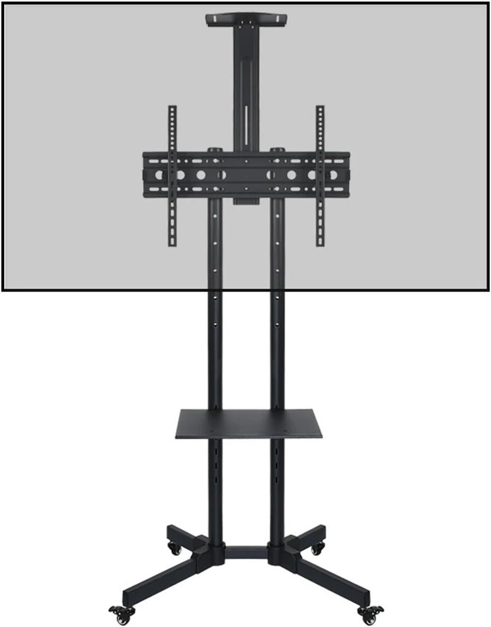 Mobile TV cart Bracket 1500 Rotation Horizontal and Vertical Screen Conference Live Broadcast Large Screen TV Mobile cart(1500)