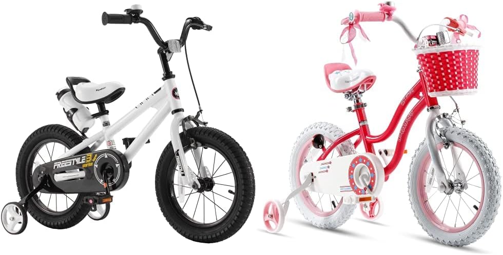 RoyalBaby Freestyle Kids Bike 12 14 16 18 20 Inch Bicycle for Boys Girls Ages 3-12 Years, Multiple Color Options