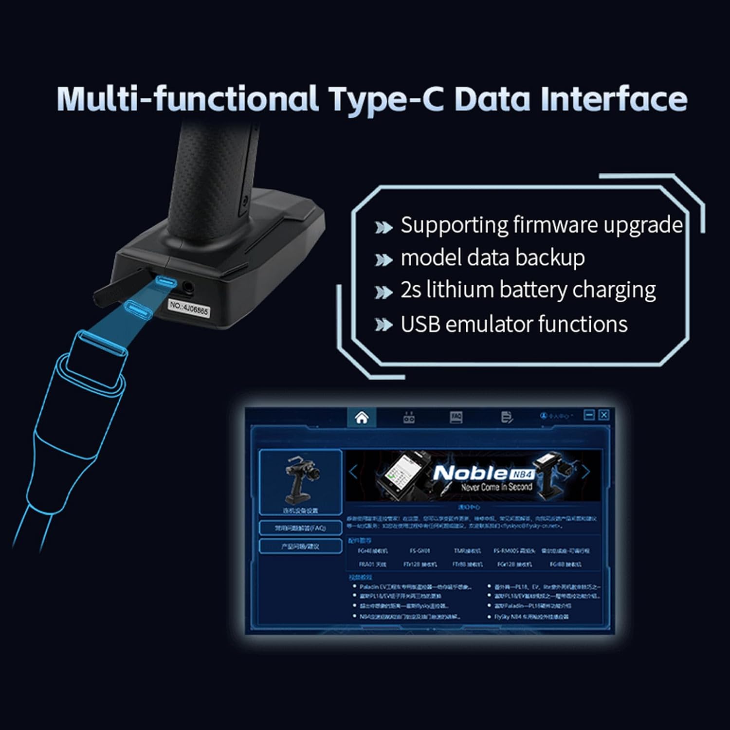 Flysky FS-G11P Radio Transmitter, 2.4GHz 11CH Transmitter with FS-R11P Receiver Combo, IPS Display, Colorful Lighting Control, Ultra-Low Energy Consumption Suitable for ANT Models RC Toys