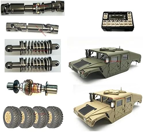 Replacement Part For HG P408 RC Car Parts Reductio Bridge Shock Absorber Drive Shaft Shell Gearbox Differential Door Bracket Support Rod Bridging Cup - (Color: HM Gearbox)