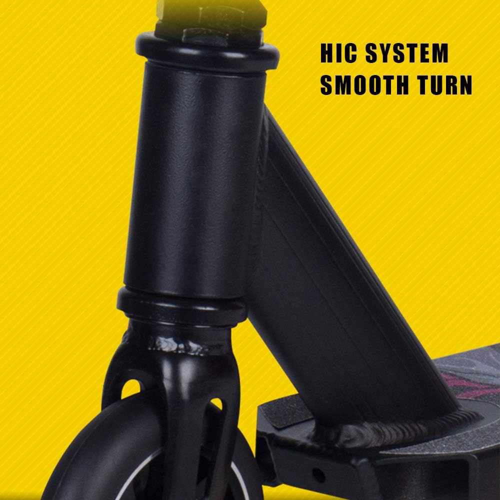 Pro Stunt Scooters for Boys Girls Kids Adult Freestyle Push Kick Surfer Skate Park Brush Street Fun Scooter, Trick Scooter Lightweight Easy to Assemble Max Load 240kg