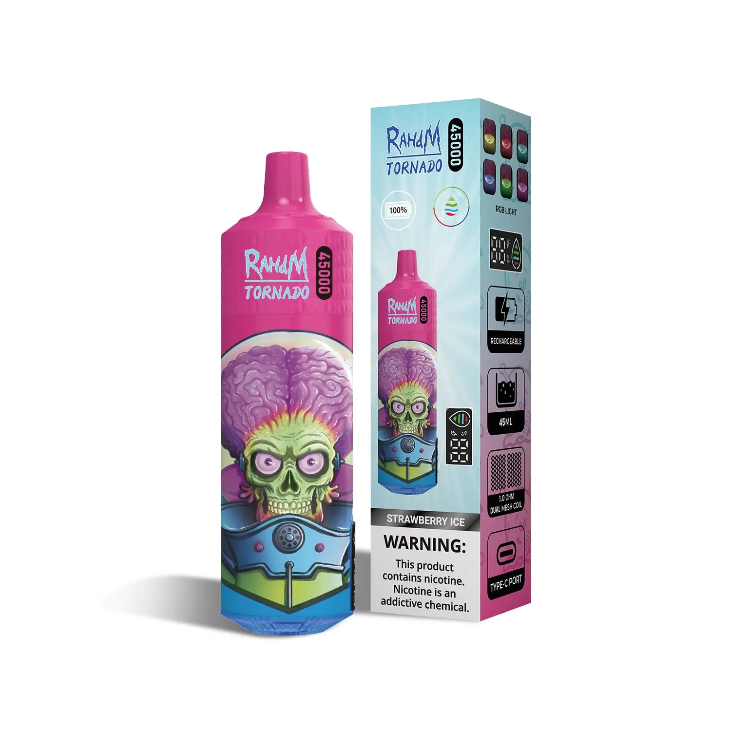 RAHdM TORNADO 45K (10pcs) - MYEU VAPES