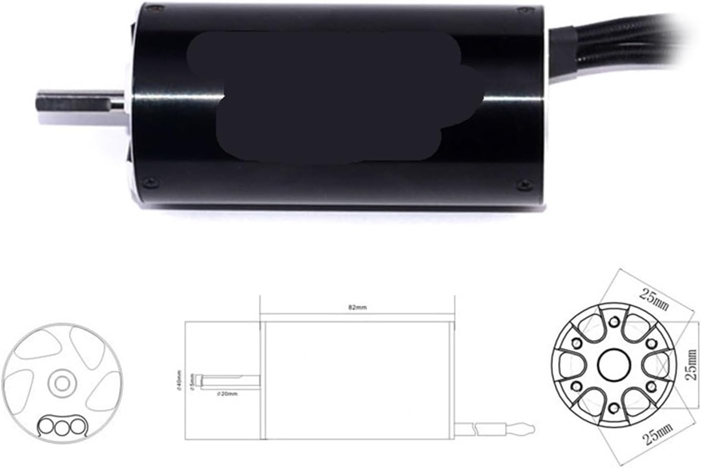 4082 1900KV-930KV Brushless Sensorless Motor(930KV)