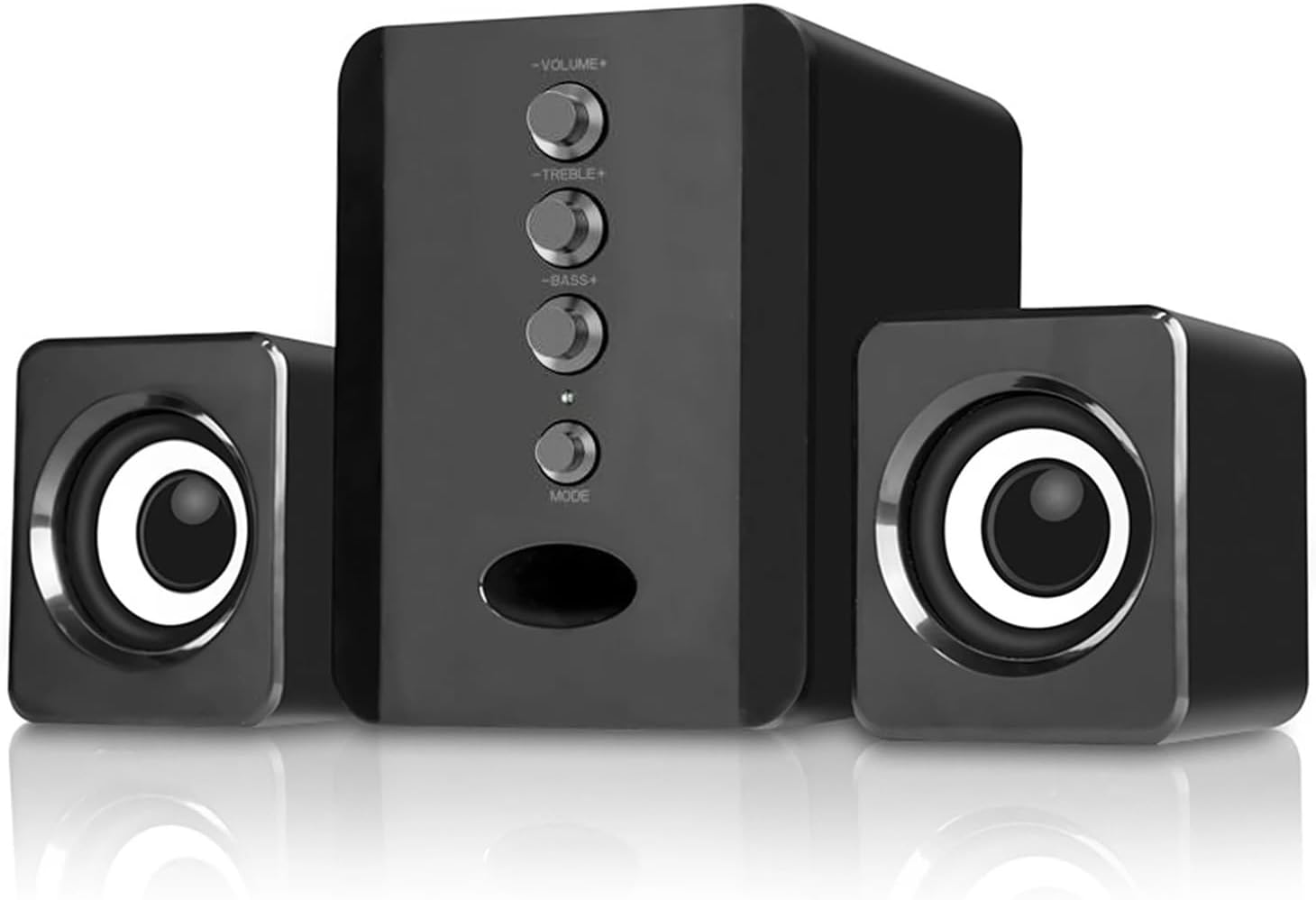 Wired Speaker Combination Computer Bass Stereo Music Player Subwoofer Sound Box for Desktop Laptop