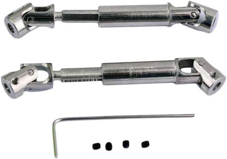 Metal CVD Front Rear Drive Shaft for Xiaomi XMYKC01CM Jimny 1/16 RC Car Upgrade Parts Accessories ( Color : Silver )