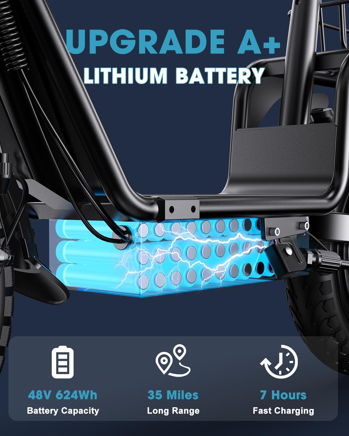 Peak 900W/1300W Electric Scooter for Adults with Seat, 48V 10.4Ah/13Ah Li Battery, 28-35 Miles Range eScooter, 20MPH Commuter E Scooter with Basket, Max 330LBS, UL2849 Certified, C14 PRO