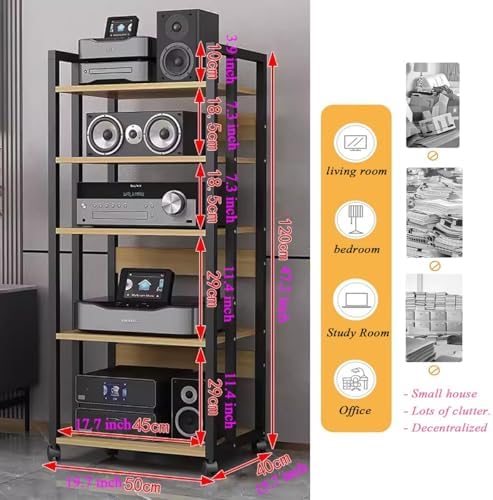 4/5/6 Tier Home Stereo Rack Cabinet