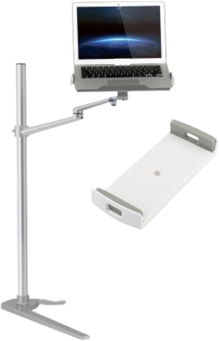 UP-8A Laptop floor stand parts accessories rod tube DIY(SILVER)