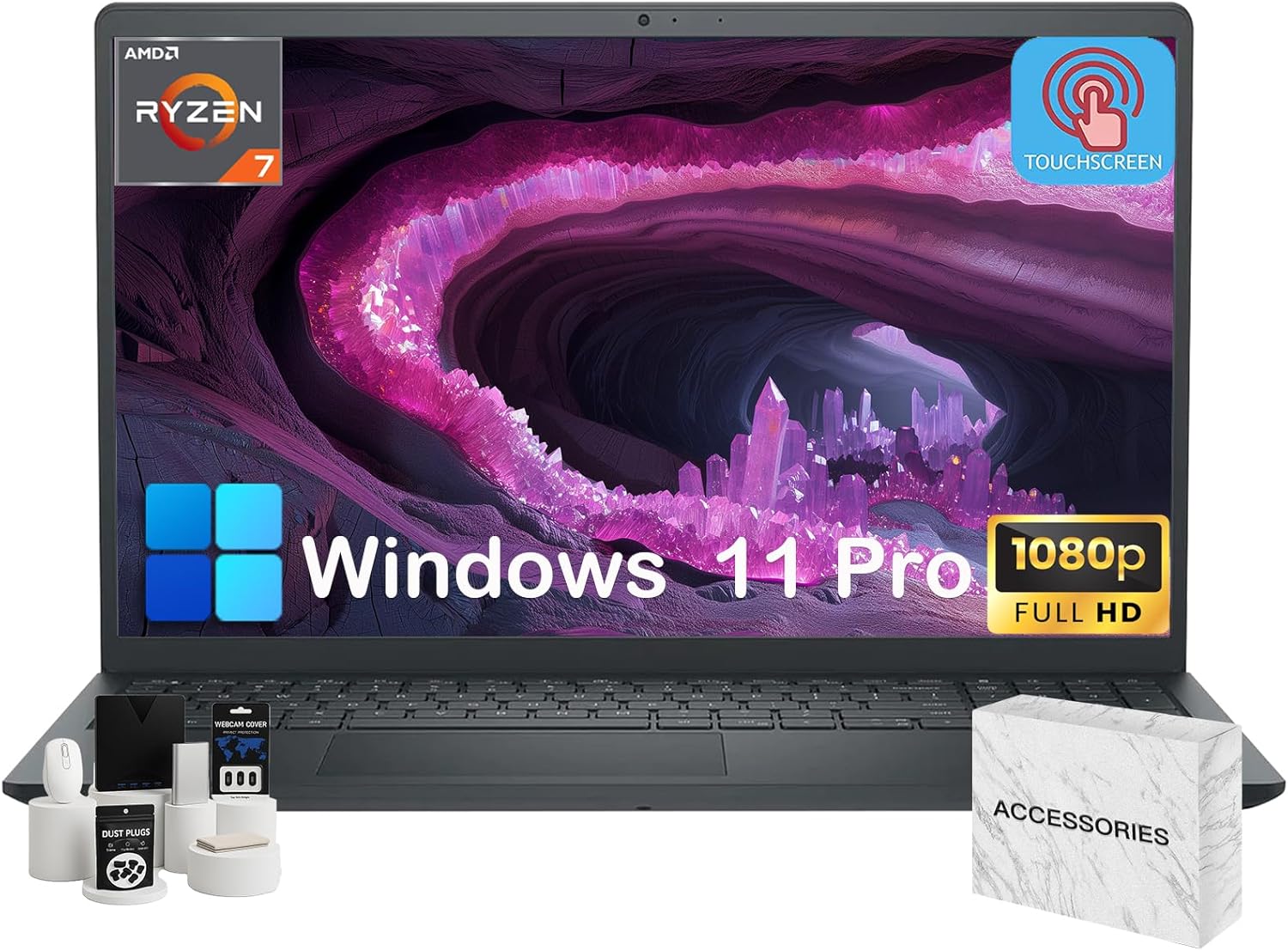 Dell Inspiron 15 3535 Touchscreen Business Laptop - 15.6