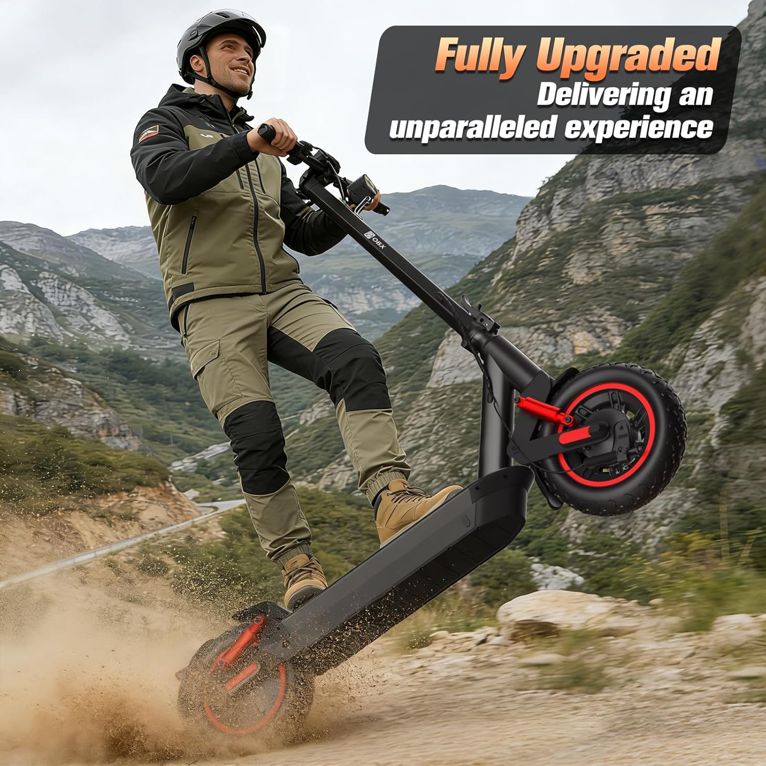 Electric Scooter Adults, 1200W Motor, E-Scooter Up to 30MPH & 33Miles Range, 10