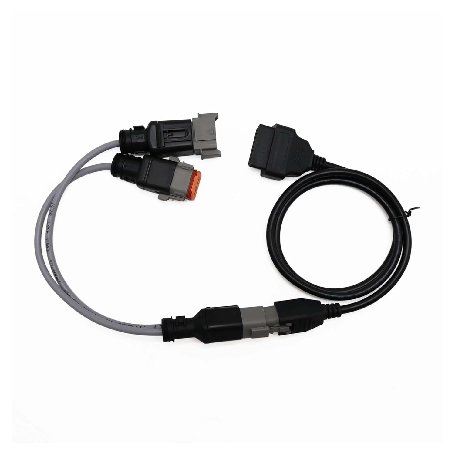 Marine Engine Diagnostic Wiring Harness Cables of 6+8 Pins for Scanner Tool Adapter Engine Parts