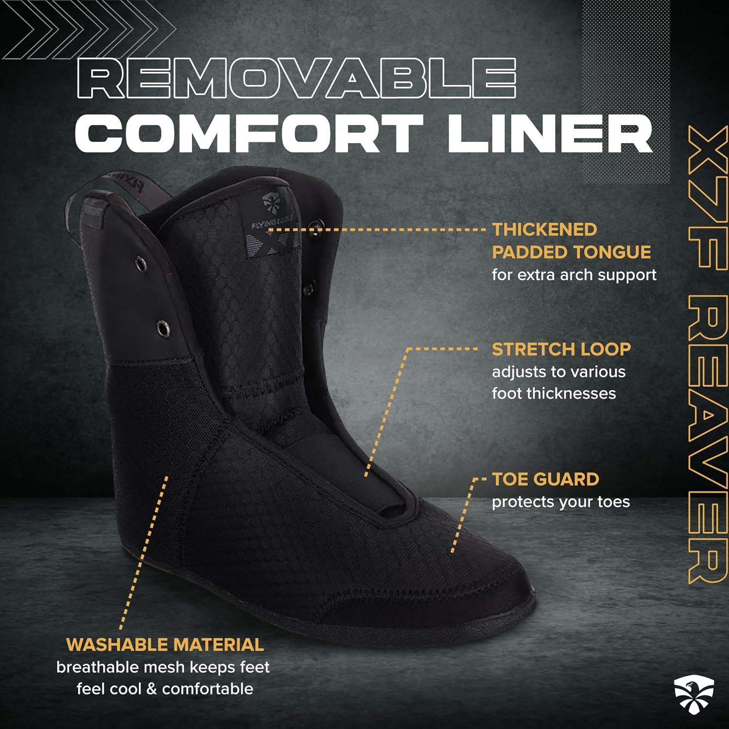 Flying Eagle X7F Reaver Adult Inline Skates Urban Professional, Roller Skate Adults, Outdoor Inline Roller Skates Shoes, in line Speed Rollerblading Skating Shoes for Men and Women