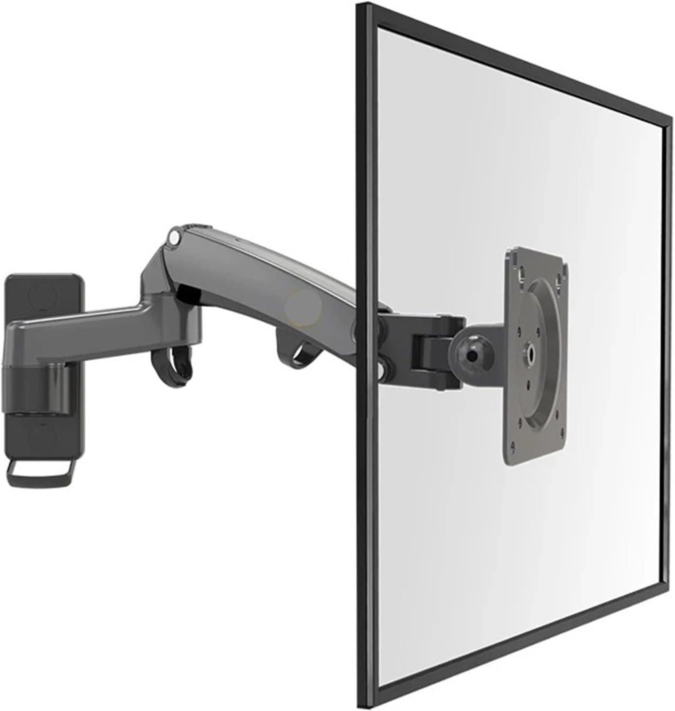 F150 Gas Spring 17-35 Inch LED TV Wall Mount Monitor Stand Ergonomic Mounting Arm Max. VESA 100 * 100mm Load 3-12kgs(Color:Black)