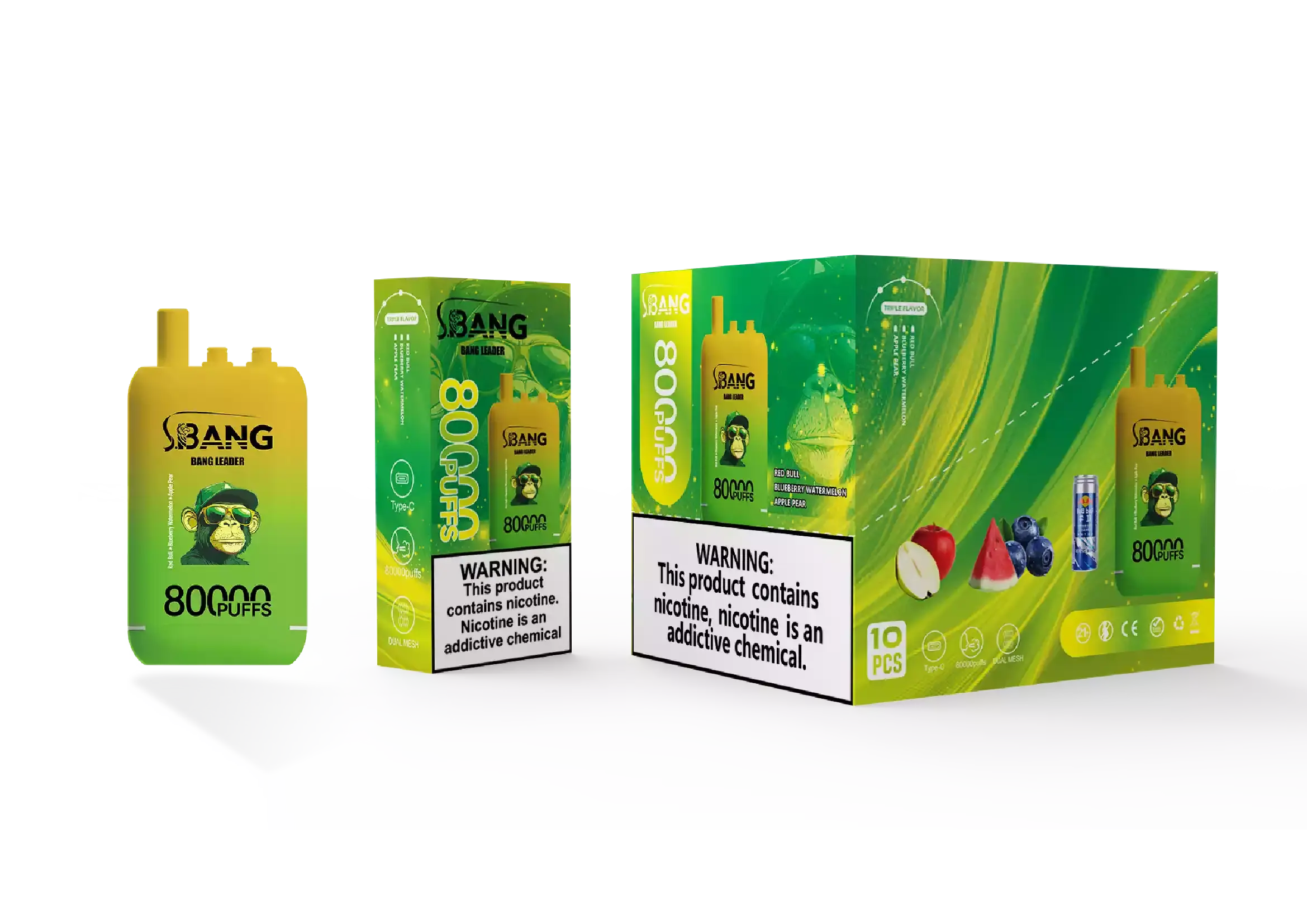 BANG LEADER 80K 3 in 1 (10pcs) - MYEU VAPES