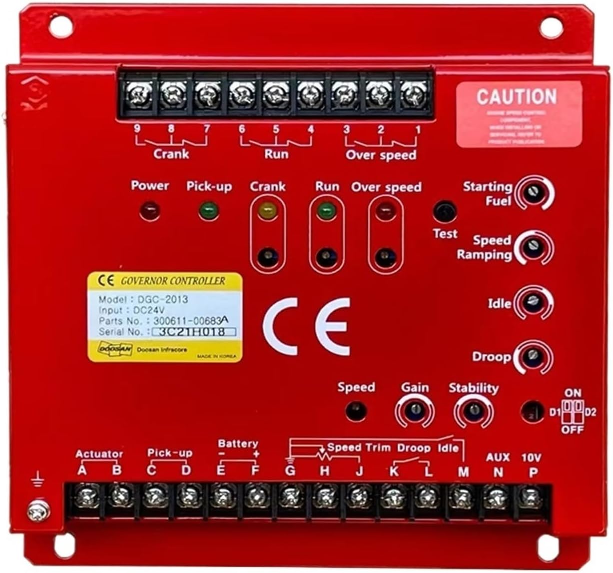 1pcs DGC2013 Generator Speed Governor Generator Speed Control Module 300611-00683A