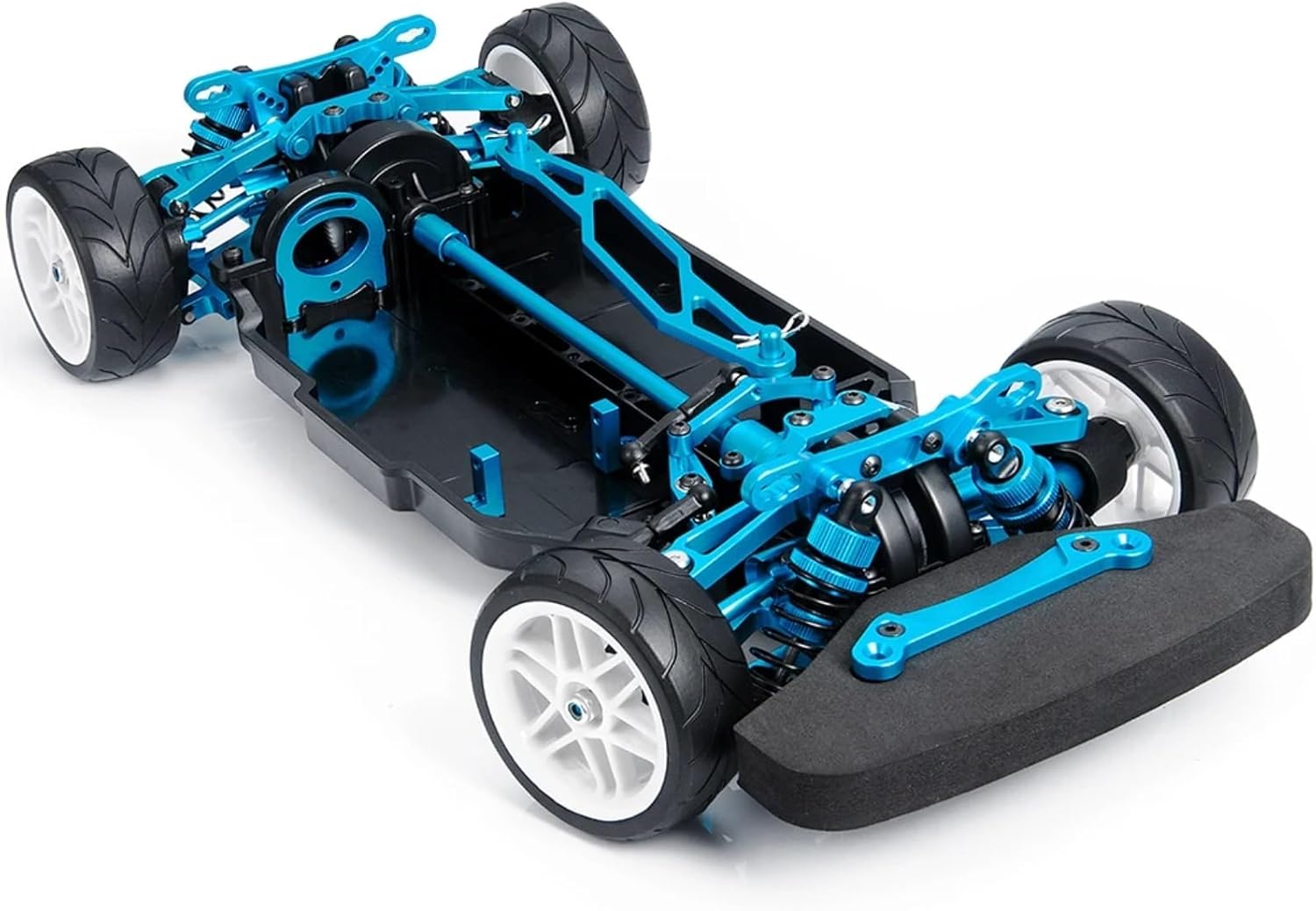 RC Car Accessories for Tamiya for TT02 1/10 RC for Model Car Metal Plastic for Chassis Frame Assembled Set Upgrade Parts Replace Accessories