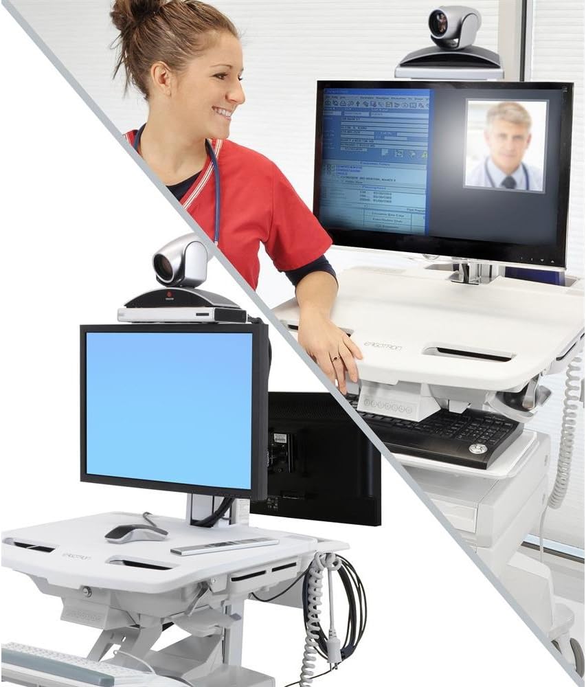 Ergotron SV Telepresence Kit - Cart Upgrade kit (CPU Holder, mounting Hardware, Large Lower Drawer, Camera Shelf, Travel Stop) 97-872