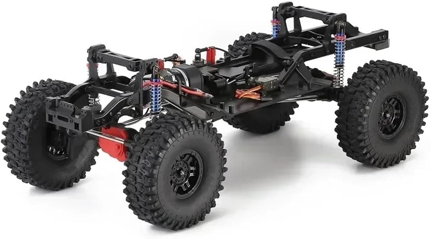 RC Toys For Traxxas For Trx-4 1/10 313mm 2 Speed Transmission Chassis Frame With Differential Portal Axle RC Car DIY Parts(Type B)