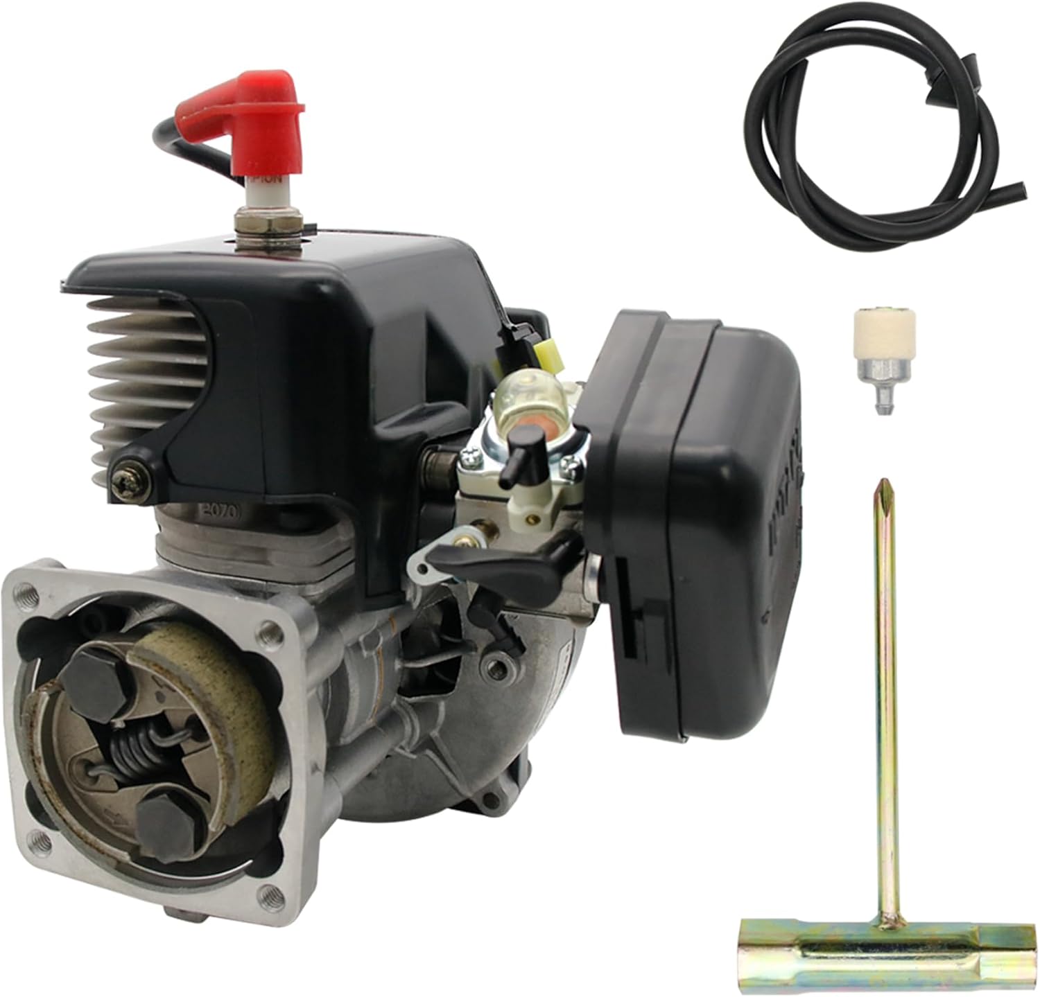 FLMLF RC Car 23cc Engine with Tubing Oil Filter Kit for 1/5 HPI ROVAN Baja 5B 5T 5SC LOSI 5IVE T FG RC CAR Parts