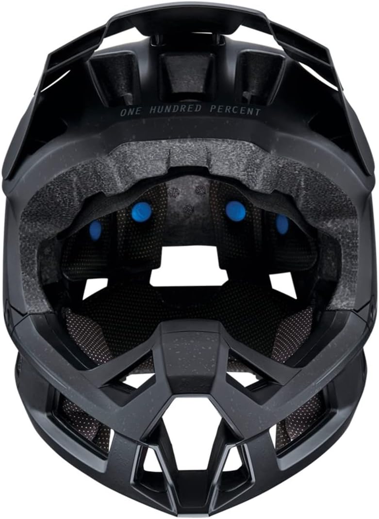 100% Trajecta All Mountain/Endurance Mountain Bike Helmet - Lightweight & Breathable MTB Smartshock Cycling Helmet w/Visor and Chin Bar