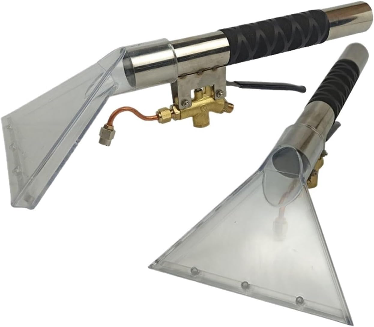 YHFWER Vacuum Cleaner Extractor Kit High Temperature Resistant Steam Spray Suction Head Curtains Carpet Steam Extractor Cleaner Extractor with Transparent Nozzle