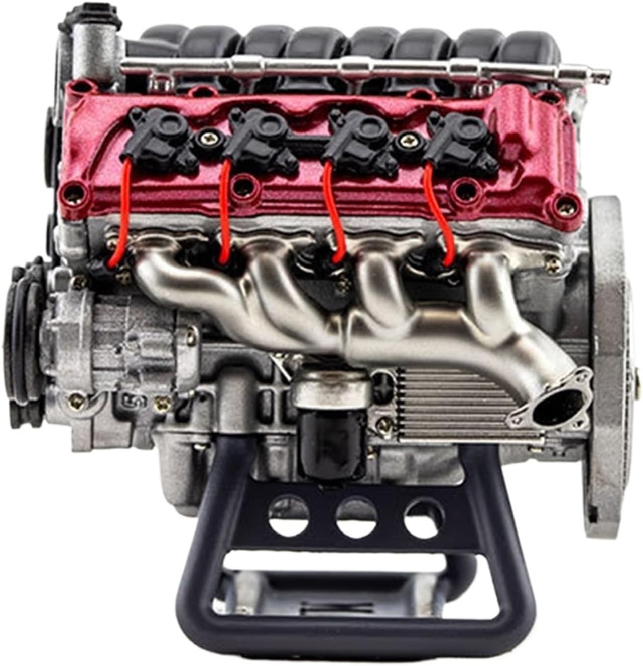 MAD V8 Engine Model Internal Combustion Engine Assembly Kit RC Full Simulation Engine Suitable for RC Car Adults Children Toys