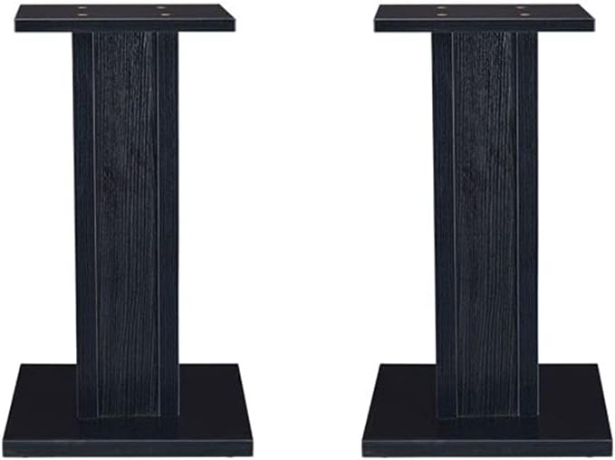 Entertainment Center Shelves Audio Rack Floor Standing Audio Rack Living Room Video Media Rack Audio Rack Surround Speaker Stand 2 Packs Suitable for DVD Players