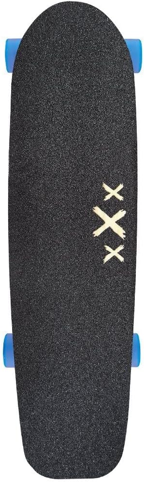 Spark Complete - Longboard Skateboard, Waterproof, Durable, Lightweight, Cruiser, by Moonshine Manufacturing (Complete with Trucks & Wheels)