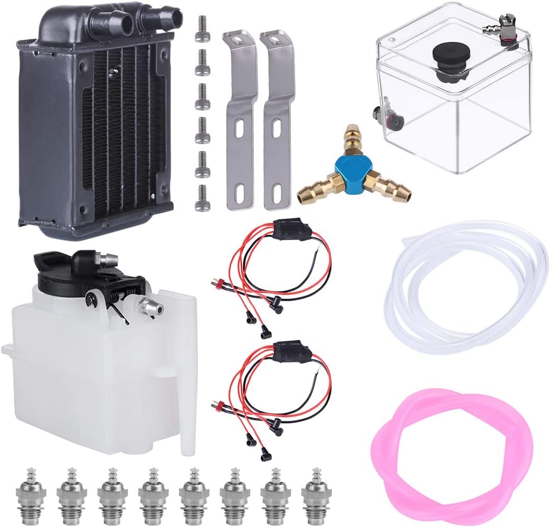 Helixsun TOYAN×HOWIN FS-V800 Engine Model Ignition Start Water Cooling Kit,FS-V800 Engine Model That Works