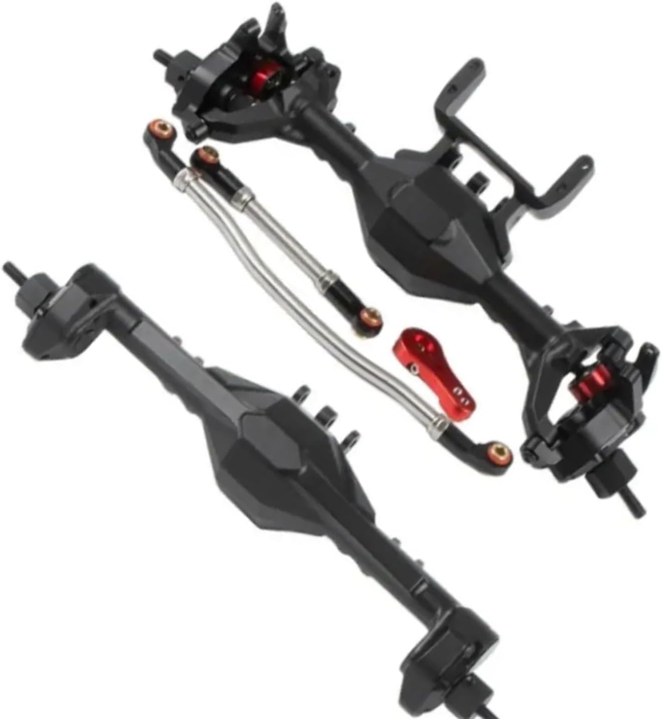 RC Vehicle Axles Compatible with Axial for SCX10 1/10 Crawler RC Upgrade Part Front Rear Axle RC Car Part Rc Front Rear Axle Upgrade Accessories