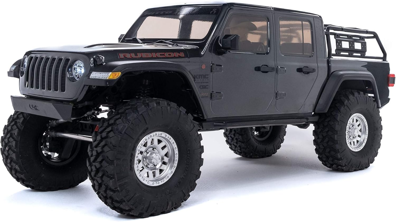 Axial RC Truck 1/10 SCX10 III Jeep JT Gladiator Rock Crawler with Portals RTR (Batteries and Charger Not Included), Gray, AXI03006BT1