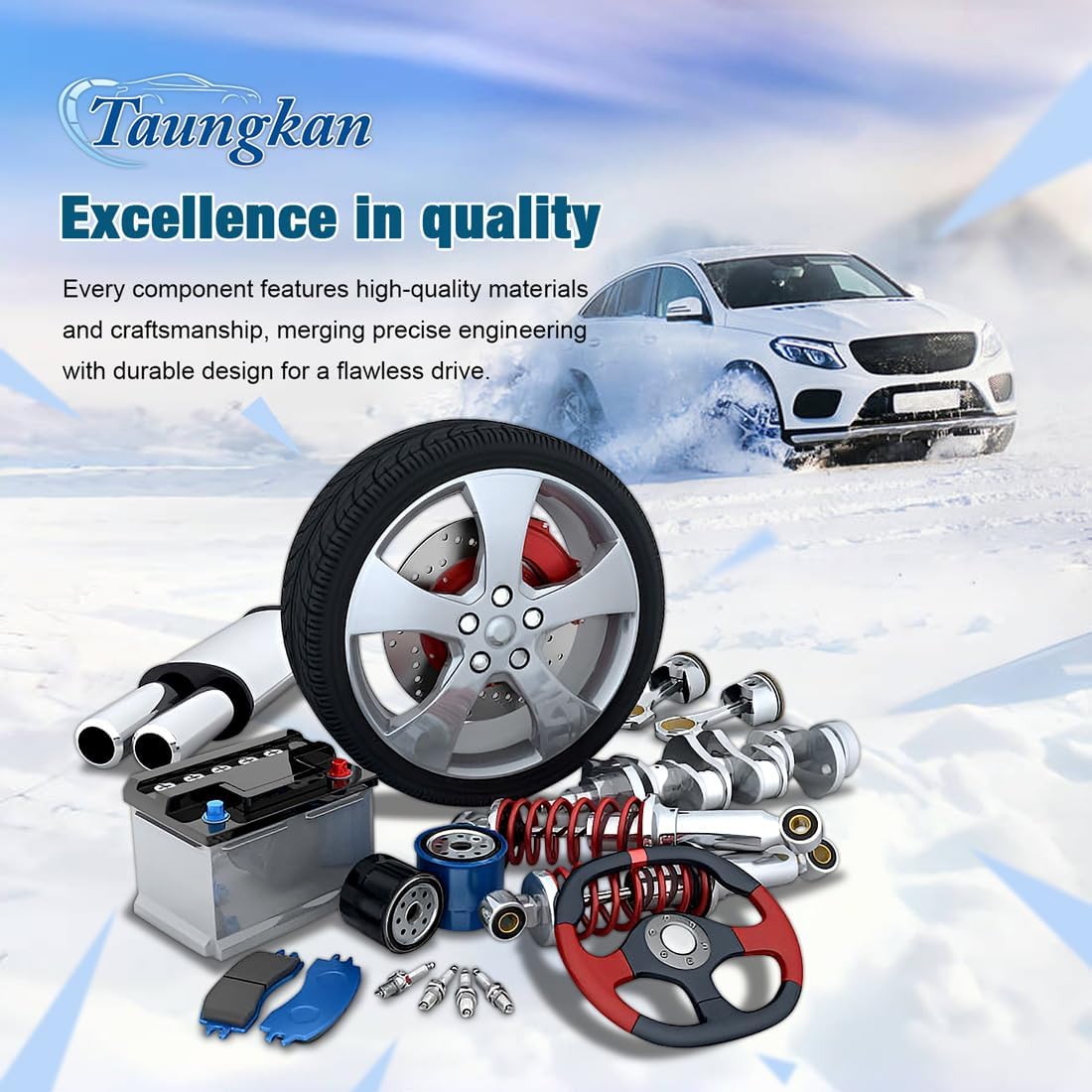 Front Brake Rotor Right 1PC for Lexus RC F 5.0L 2015 2016 2017 2018 2019, for Lexus GS F 5.0L 2016 2017 2018