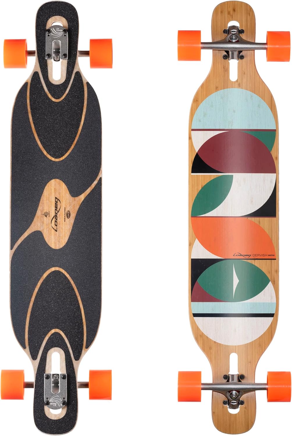 Loaded Boards Dervish Sama Bamboo Longboard Skateboard Complete