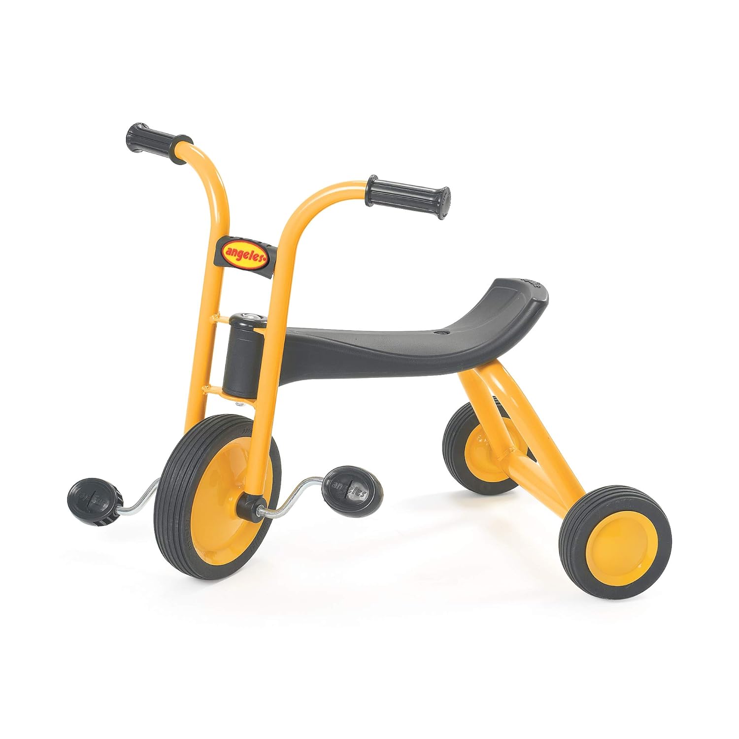 MYRIDER Toddler Trike, Kids Tricycle for Preschool, Daycare, Playground Kids Tricycles, Rubber Tires, Yellow/Black, 9
