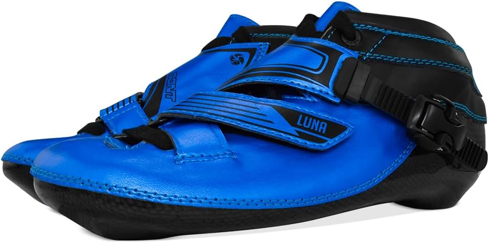 Bont Inline Speed Skating Racing Package - Luna Skate Boot + 2PF 6061 Frame + Elemental Wheels + ABEC7 Bearings - Youth - Boys - Girls - Men - Women