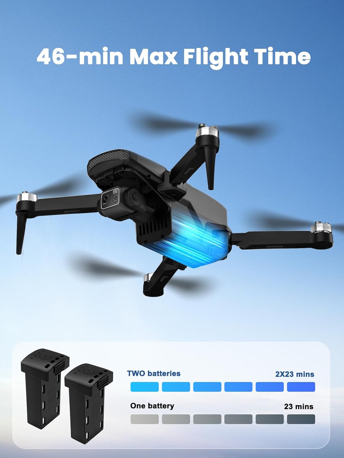 GPS Drone with Camera for Adults 4K, 5.5