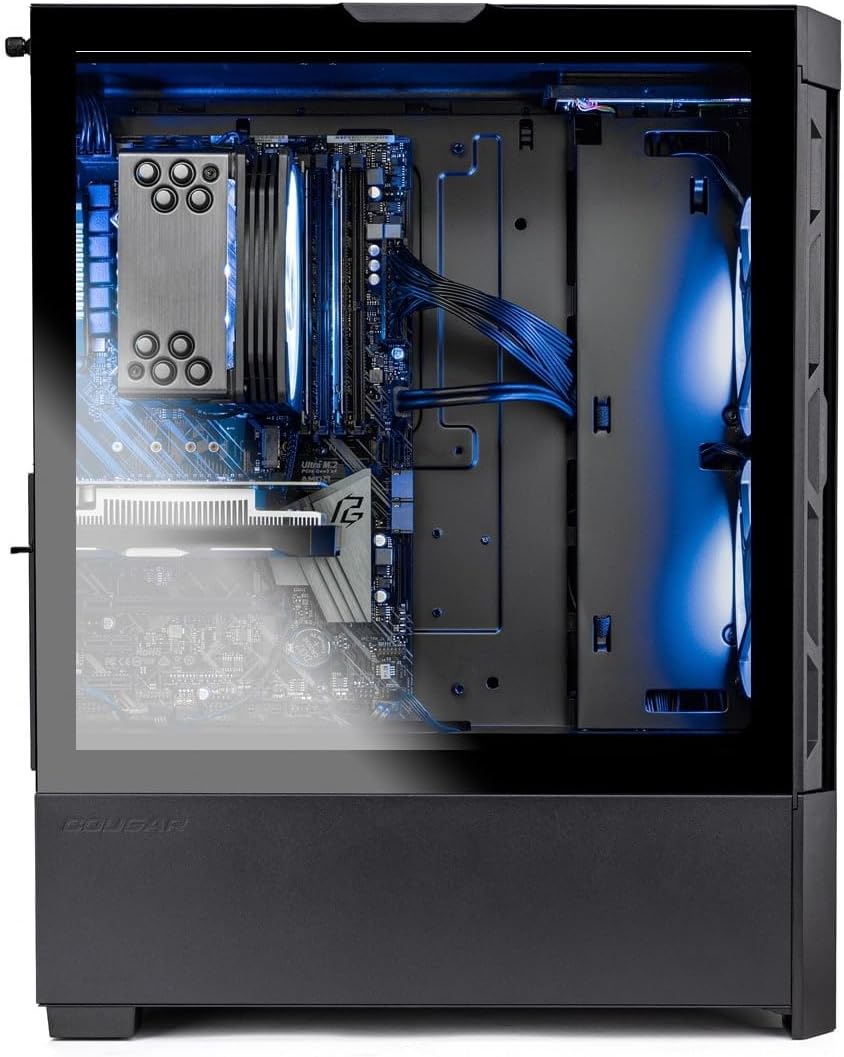 Skytech Gaming Blaze4 Mini Desktop PC, Ryzen 7 5700 3.7 GHz (4.6GHz Turbo), NVIDIA RTX 5060 Ti 8GB, 1TB Gen4 NVMe SSD, 32GB DDR4 RAM 3200, 650W Gold PSU, Wi-Fi, Win 11